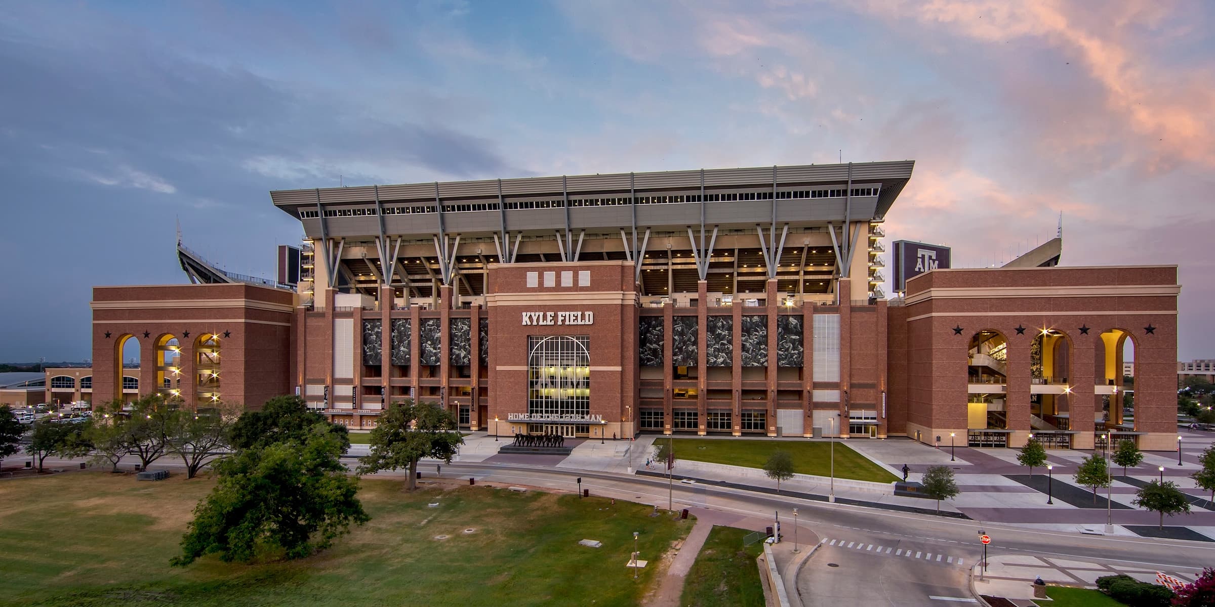 Texas A&M Kyle Field stadium, built with precast brick panels cast using Flex2Fit