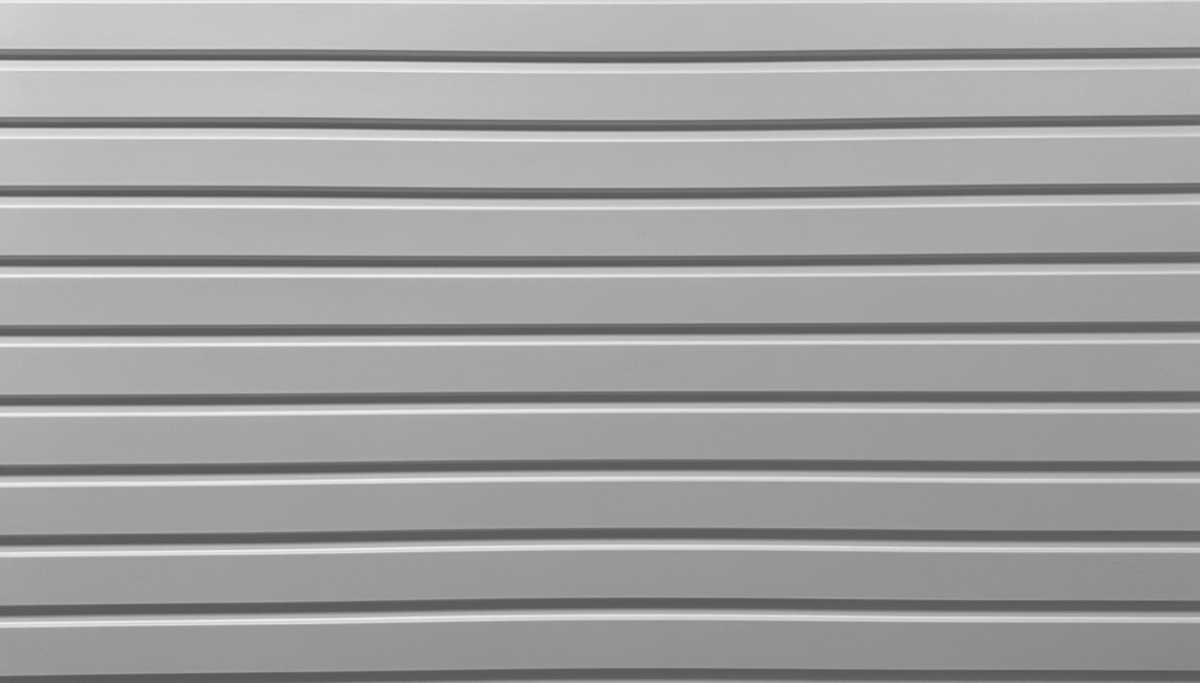 Fluted formliner pattern cast in concrete