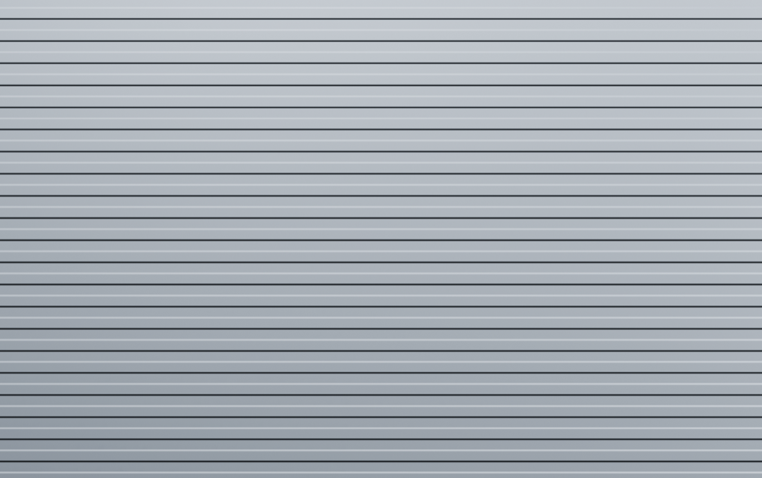 Fluted formliner pattern cast in concrete