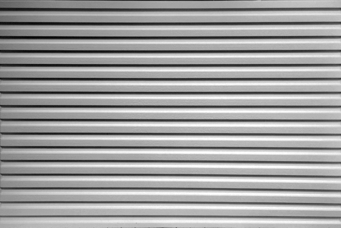Fluted formliner pattern cast in concrete