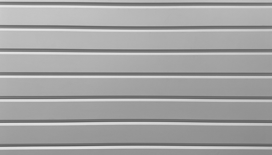 Fluted v groove formliner pattern cast in concrete