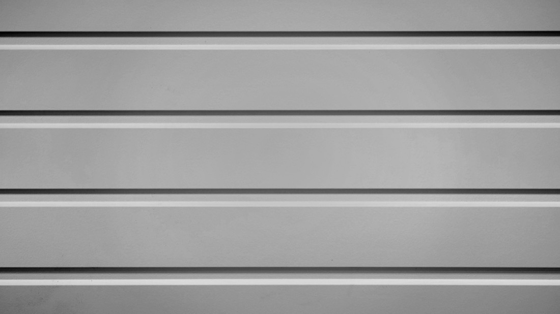 Fluted rib formliner pattern cast in concrete