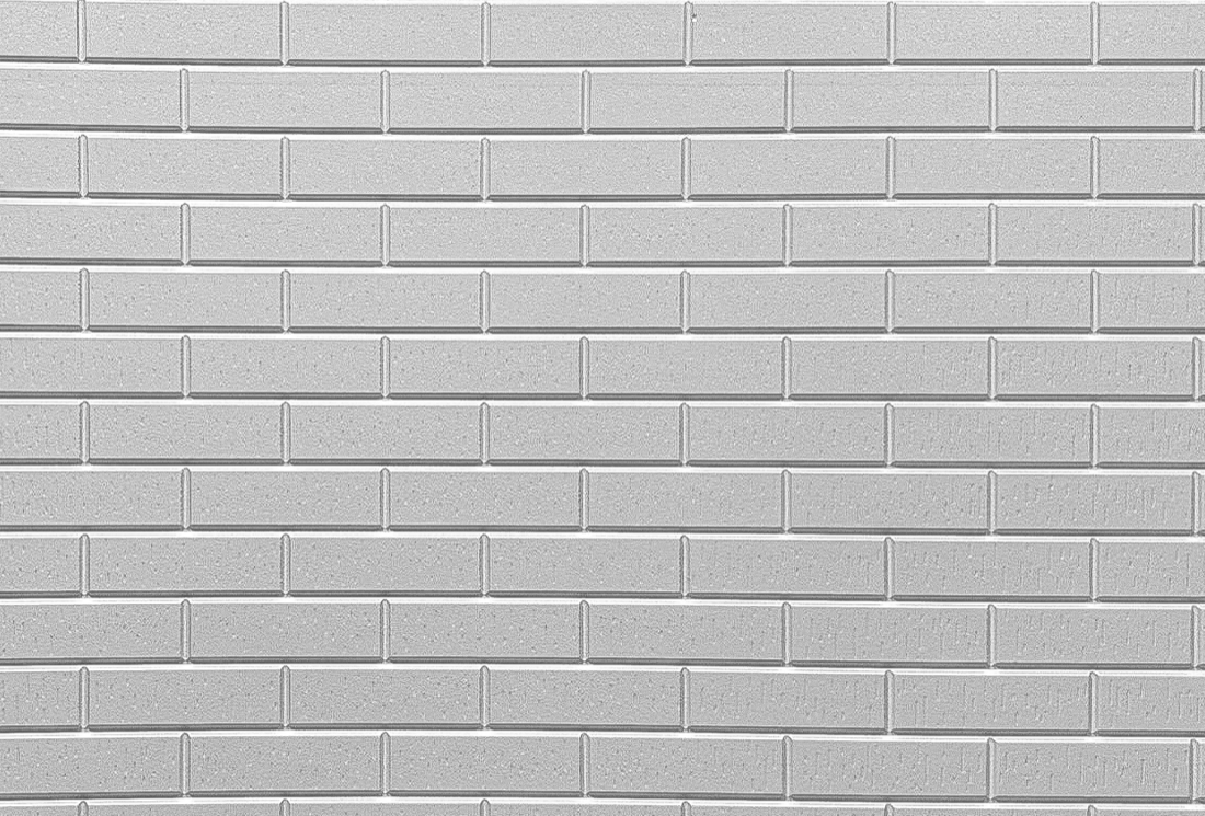Half bond modular wire cut formliner pattern cast in concrete