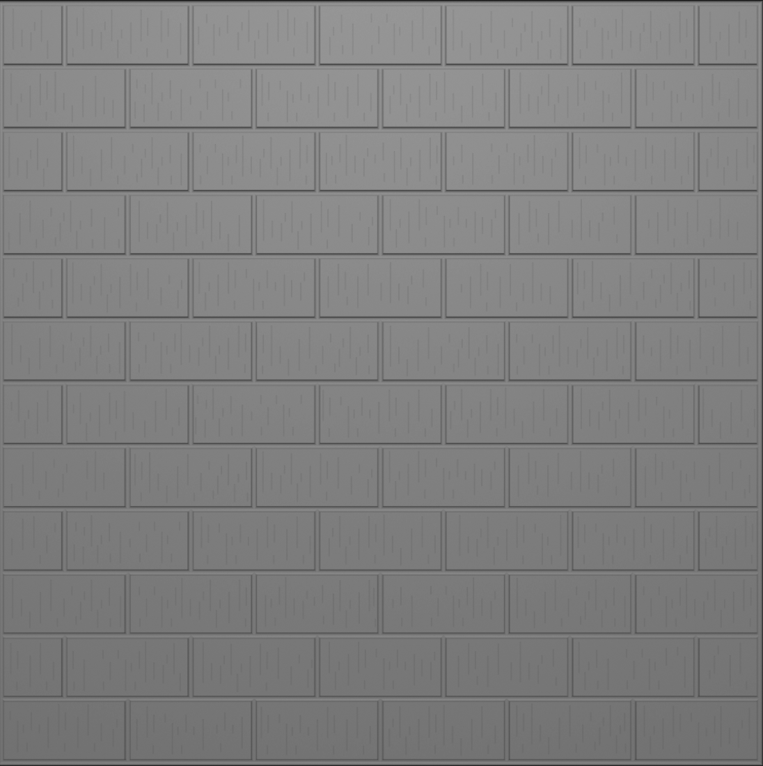 Half bond closure wirecut formliner pattern cast in concrete
