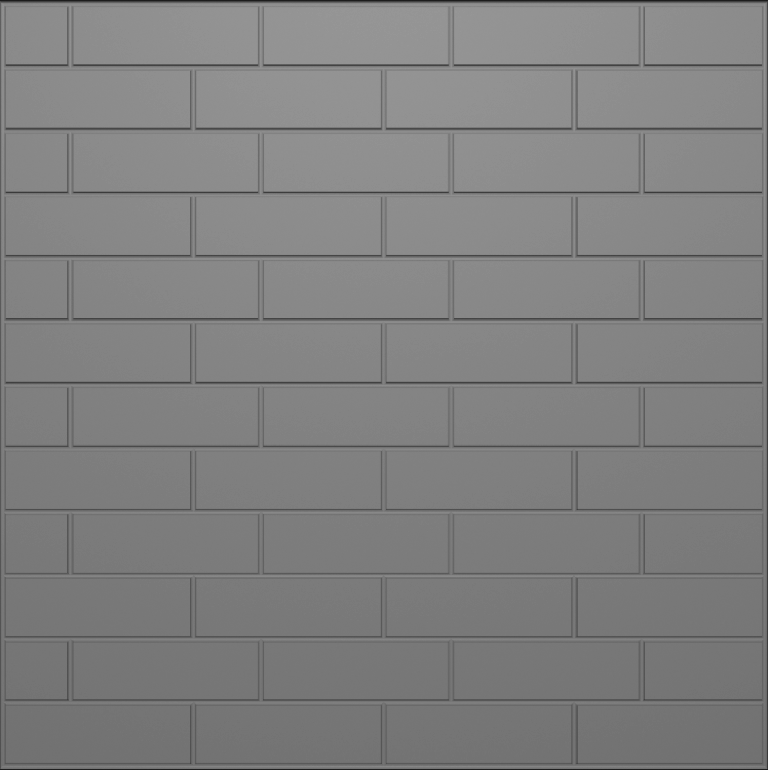 Third bond utility formliner pattern cast in concrete