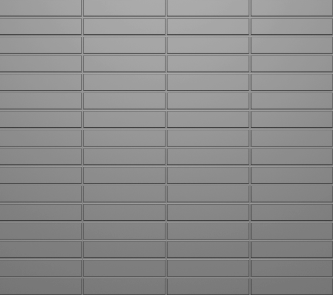 Stacked bond norman wirecut formliner pattern cast in concrete