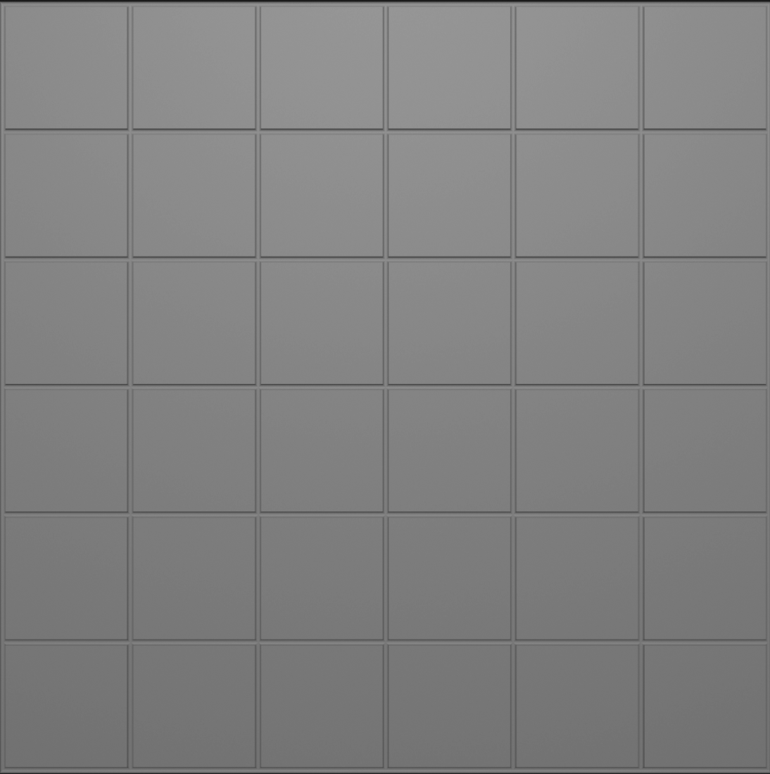 Stacked bond 8x8 tile formliner pattern cast in concrete