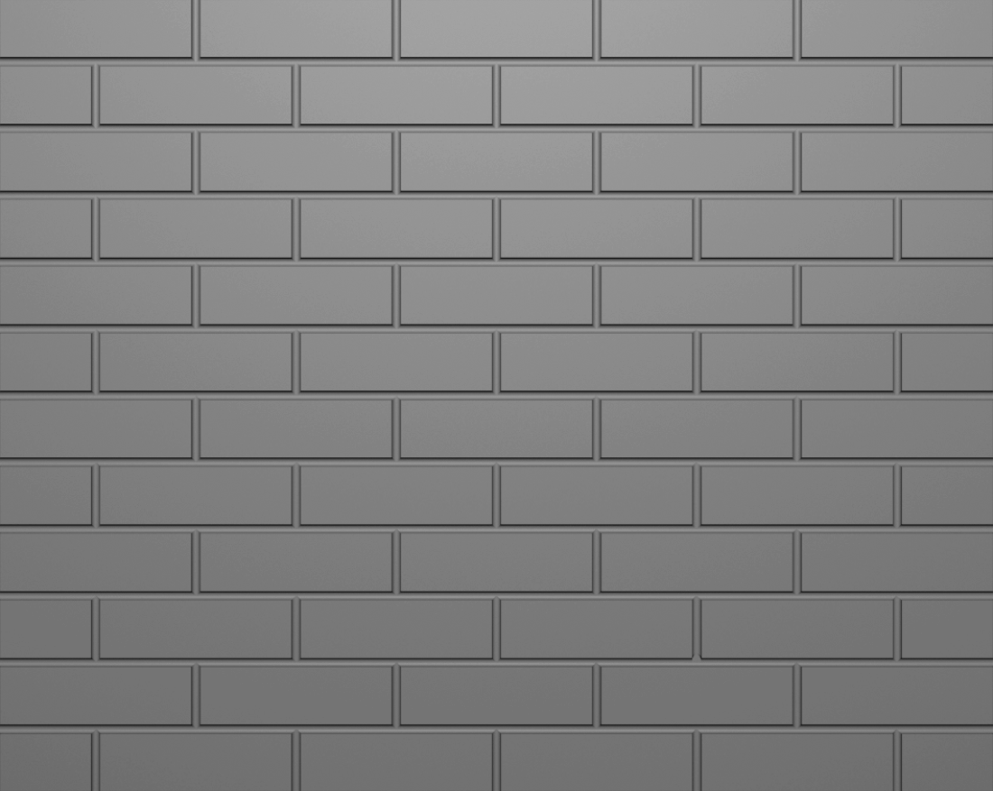 King klinker half bond formliner pattern cast in concrete