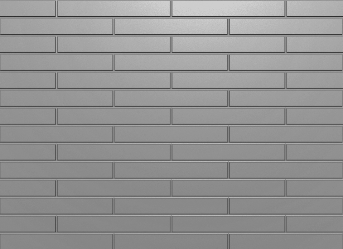 King klinker half bond formliner pattern cast in concrete