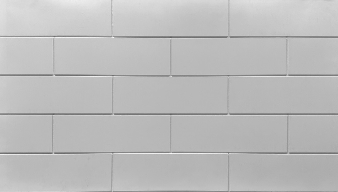 Half bond 24in x 8in smooth stone formliner pattern cast in concrete