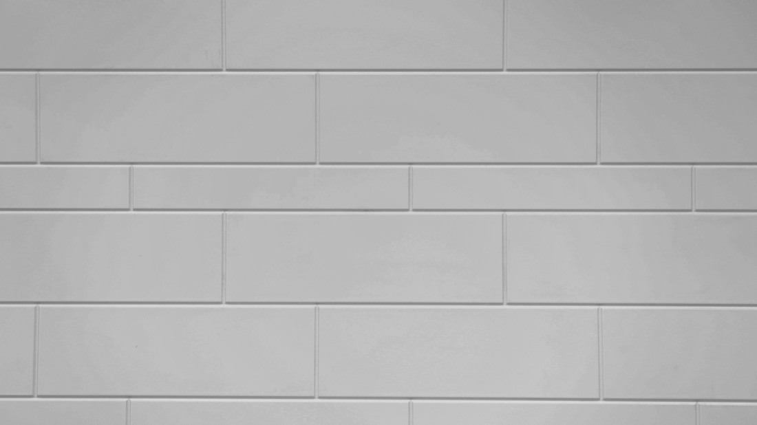 Third bond 8in, 4in smooth stone formliner pattern cast in concrete
