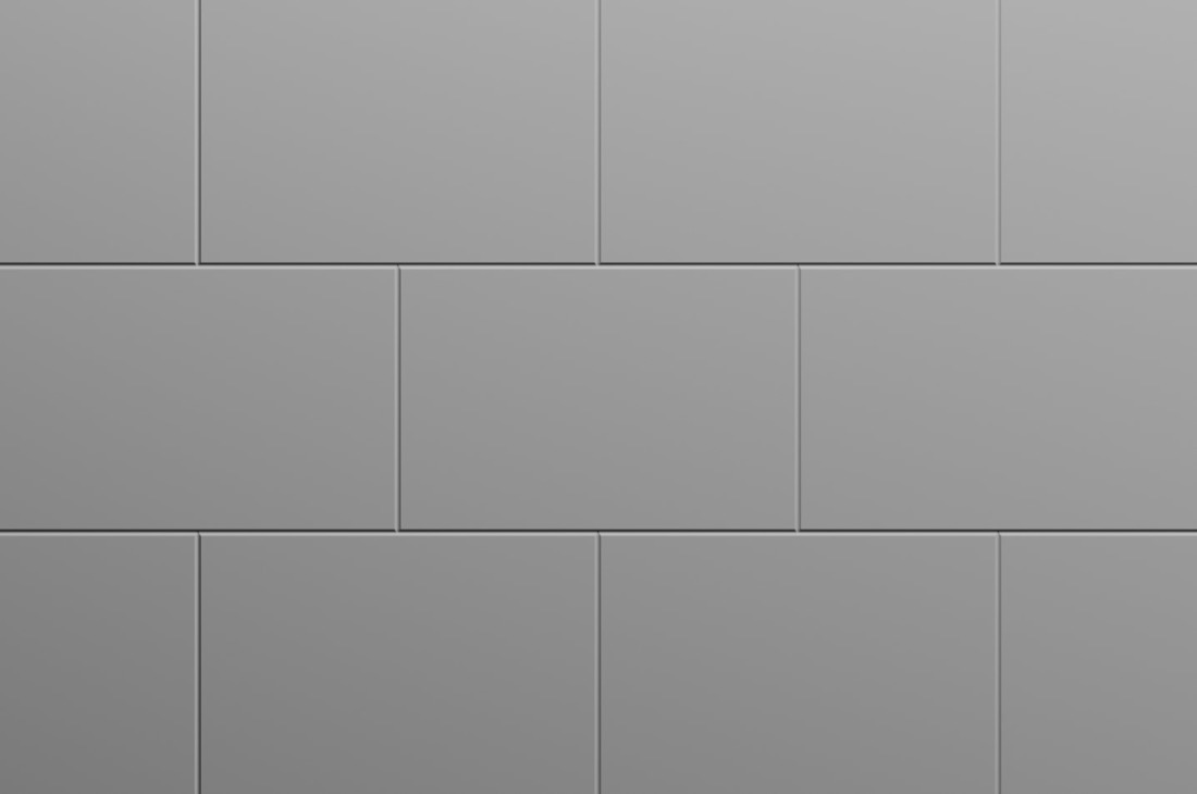 Half bond 24in x 16in smooth stone formliner pattern cast in concrete