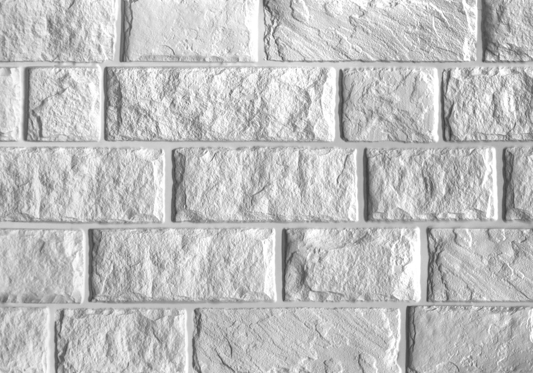 Castle stone formliner pattern cast in concrete