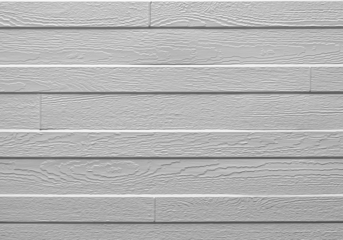 Random wood plank formliner pattern cast in concrete